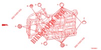 GUMMITUELLE (INFERIEUR) für Honda CIVIC 1.8 ES 5 Türen 6 gang-Schaltgetriebe 2014