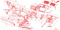 INSTRUMENT, ZIERSTUECK (COTE DE PASSAGER) (RH) für Honda CIVIC 1.8 ES 5 Türen 6 gang-Schaltgetriebe 2014