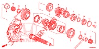 NEBENWELLE  für Honda CIVIC 1.8 ES 5 Türen 6 gang-Schaltgetriebe 2014