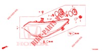 SCHEINWERFER  für Honda CIVIC 1.8 ES 5 Türen 6 gang-Schaltgetriebe 2014