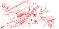 TUERVERKLEIDUNG, VORNE (RH) für Honda CIVIC 1.8 ES 5 Türen 6 gang-Schaltgetriebe 2014