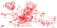 VORNE SITZKOMPONENTEN (D.) (HAUTEUR MANUELLE) für Honda CIVIC 1.8 ES 5 Türen 6 gang-Schaltgetriebe 2014