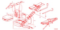 WERKZEUGE/WAGENHEBER  für Honda CIVIC 1.8 ES 5 Türen 6 gang-Schaltgetriebe 2014