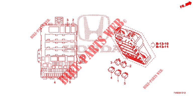 STEUERGERAT (CABINE) (2) für Honda CIVIC 1.8 ES 5 Türen 6 gang-Schaltgetriebe 2014