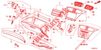 INSTRUMENT, ZIERSTUECK (RH) für Honda CIVIC 1.4 S 5 Türen 6 gang-Schaltgetriebe 2016