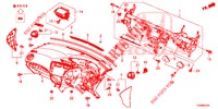 INSTRUMENTENBRETT, OBEN (RH) für Honda CIVIC 1.4 S 5 Türen 6 gang-Schaltgetriebe 2016