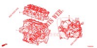 MOTOREINHEIT/GETRIEBE KOMPL. (1.4L) für Honda CIVIC 1.4 S 5 Türen 6 gang-Schaltgetriebe 2016