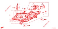 SCHEINWERFER  für Honda CIVIC 1.4 S 5 Türen 6 gang-Schaltgetriebe 2016