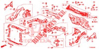 VORDERE TRENNWAND/STIRNWAND  für Honda CIVIC 1.4 S 5 Türen 6 gang-Schaltgetriebe 2016