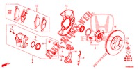 VORDERRADBREMSE  für Honda CIVIC 1.4 S 5 Türen 6 gang-Schaltgetriebe 2016