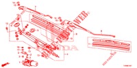 WINDSCHUTZSCHEIBENWISCHER (RH) für Honda CIVIC 1.4 S 5 Türen 6 gang-Schaltgetriebe 2016