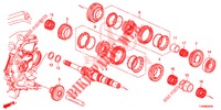 HAUPTWELLE  für Honda CIVIC 1.8 ES 5 Türen 6 gang-Schaltgetriebe 2016