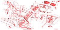 INSTRUMENT, ZIERSTUECK (RH) für Honda CIVIC 1.8 ES 5 Türen 6 gang-Schaltgetriebe 2016