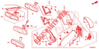 SPIEGEL/SCHIEBEDACH  für Honda CIVIC 1.8 ES 5 Türen 6 gang-Schaltgetriebe 2016