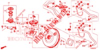 HAUPTBREMSZYLINDER/MASTER POWER (RH) für Honda CIVIC 1.8 EX 5 Türen 6 gang-Schaltgetriebe 2016