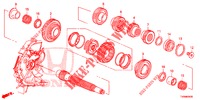 NEBENWELLE  für Honda CIVIC 1.8 EX 5 Türen 6 gang-Schaltgetriebe 2016