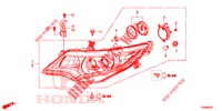 SCHEINWERFER (LED) für Honda CIVIC 1.8 EX 5 Türen 6 gang-Schaltgetriebe 2016