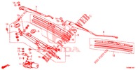 WINDSCHUTZSCHEIBENWISCHER (RH) für Honda CIVIC 1.8 EXGT 5 Türen 6 gang-Schaltgetriebe 2016