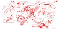 INSTRUMENT, ZIERSTUECK (RH) für Honda CIVIC 1.8 S 5 Türen 6 gang-Schaltgetriebe 2016