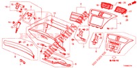 INSTRUMENT, ZIERSTUECK (RH) für Honda CIVIC 1.8 S 5 Türen 6 gang-Schaltgetriebe 2016