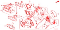 SPIEGEL/SCHIEBEDACH  für Honda CIVIC 1.8 S 5 Türen 6 gang-Schaltgetriebe 2016