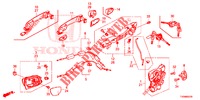 TUERSCHLOESSER, VORNE/AEUSSERER GRIFF  für Honda CIVIC 1.8 S 5 Türen 6 gang-Schaltgetriebe 2016