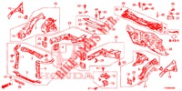 VORDERE TRENNWAND/STIRNWAND  für Honda CIVIC 1.8 S 5 Türen 6 gang-Schaltgetriebe 2016