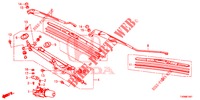 WINDSCHUTZSCHEIBENWISCHER (RH) für Honda CIVIC 1.8 S 5 Türen 6 gang-Schaltgetriebe 2016