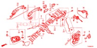 TUERSCHLOESSER, VORNE/AEUSSERER GRIFF  für Honda CIVIC 1.8 SE 5 Türen 6 gang-Schaltgetriebe 2016