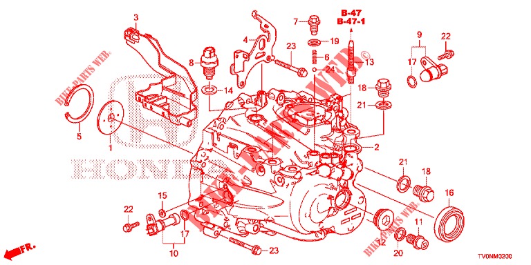SERVOLENKGETRIEBE  für Honda CIVIC 1.8 SE 5 Türen 6 gang-Schaltgetriebe 2016