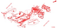 BODENMATTE/ISOLATOR  für Honda CIVIC 1.0 ES 5 Türen 6 gang-Schaltgetriebe 2017