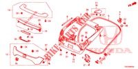 HECKKLAPPENPLATTE(2D)  für Honda CIVIC 1.0 ES 5 Türen 6 gang-Schaltgetriebe 2017