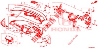 INSTRUMENTENBRETT, OBEN (RH) für Honda CIVIC 1.0 ES 5 Türen 6 gang-Schaltgetriebe 2017