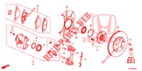 VORDERRADBREMSE (2) für Honda CIVIC 1.0 ES 5 Türen 6 gang-Schaltgetriebe 2017