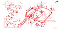 HECKKLAPPENPLATTE(2D)  für Honda CIVIC 1.0 EXGT 5 Türen 6 gang-Schaltgetriebe 2017