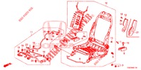 VORNE SITZKOMPONENTEN (G.) (SIEGE REGLAGE MANUEL) (2) für Honda CIVIC 1.0 EXGT 5 Türen 6 gang-Schaltgetriebe 2017