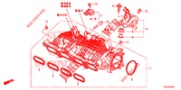 ANSAUGKRUEMMER (1.5L) für Honda CIVIC 1.5 SPORT 5 Türen 6 gang-Schaltgetriebe 2017
