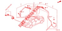 GPS/KAMERA ANTENNE RÜCKANSICHT für Honda CIVIC 1.5 SPORT 5 Türen 6 gang-Schaltgetriebe 2017