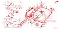 HECKKLAPPENPLATTE(2D)  für Honda CIVIC 1.5 SPORT 5 Türen 6 gang-Schaltgetriebe 2017