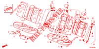 RUECKSITZ/SITZGURT,(2D)  für Honda CIVIC 1.5 SPORT 5 Türen 6 gang-Schaltgetriebe 2017