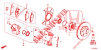 VORDERRADBREMSE (2) für Honda CIVIC 1.5 SPORT 5 Türen 6 gang-Schaltgetriebe 2017