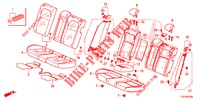 RUECKSITZ/SITZGURT,(2D)  für Honda CIVIC 1.0 ENTRY 5 Türen 6 gang-Schaltgetriebe 2018