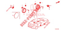 ANTENNE/LAUTSPRECHER  für Honda CIVIC 1.0 MID 5 Türen 6 gang-Schaltgetriebe 2018