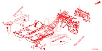 BODENMATTE/ISOLATOR  für Honda CIVIC 1.0 MID 5 Türen 6 gang-Schaltgetriebe 2018