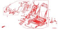 VORNE SITZKOMPONENTEN (D.) (HAUTEUR MANUELLE) (2) für Honda CIVIC 1.0 MID 5 Türen 6 gang-Schaltgetriebe 2018