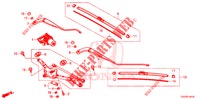 WINDSCHUTZSCHEIBENWISCHER (RH) für Honda CIVIC 1.0 MID 5 Türen 6 gang-Schaltgetriebe 2018