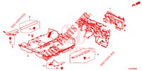 BODENMATTE/ISOLATOR  für Honda CIVIC 1.0 TOP 5 Türen 6 gang-Schaltgetriebe 2018
