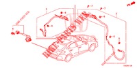 GPS/KAMERA ANTENNE RÜCKANSICHT für Honda CIVIC 1.5 PRESTIGE 5 Türen 6 gang-Schaltgetriebe 2018