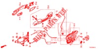 TUERSCHLOESSER, HINTEN/AEUSSERER GRIFF  für Honda CIVIC 1.5 RS 5 Türen 6 gang-Schaltgetriebe 2018
