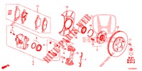 VORDERRADBREMSE (2) für Honda CIVIC 1.5 RS 5 Türen 6 gang-Schaltgetriebe 2018